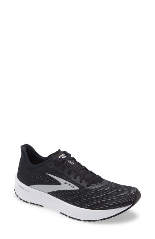 Brooks Hyperion Tempo Running Shoe in Black/Silver/White