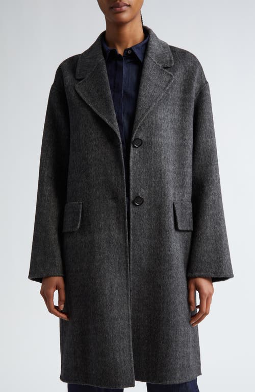 Max Mara John Virgin Wool Blend Coat In Gray