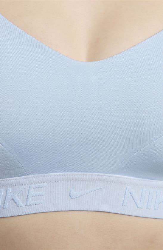 Shop Nike Indy Dri-fit High Support Sports Bra In Light Armory Blue