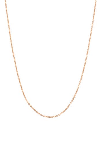 Fzn Adjustable Chain Necklace In Rose