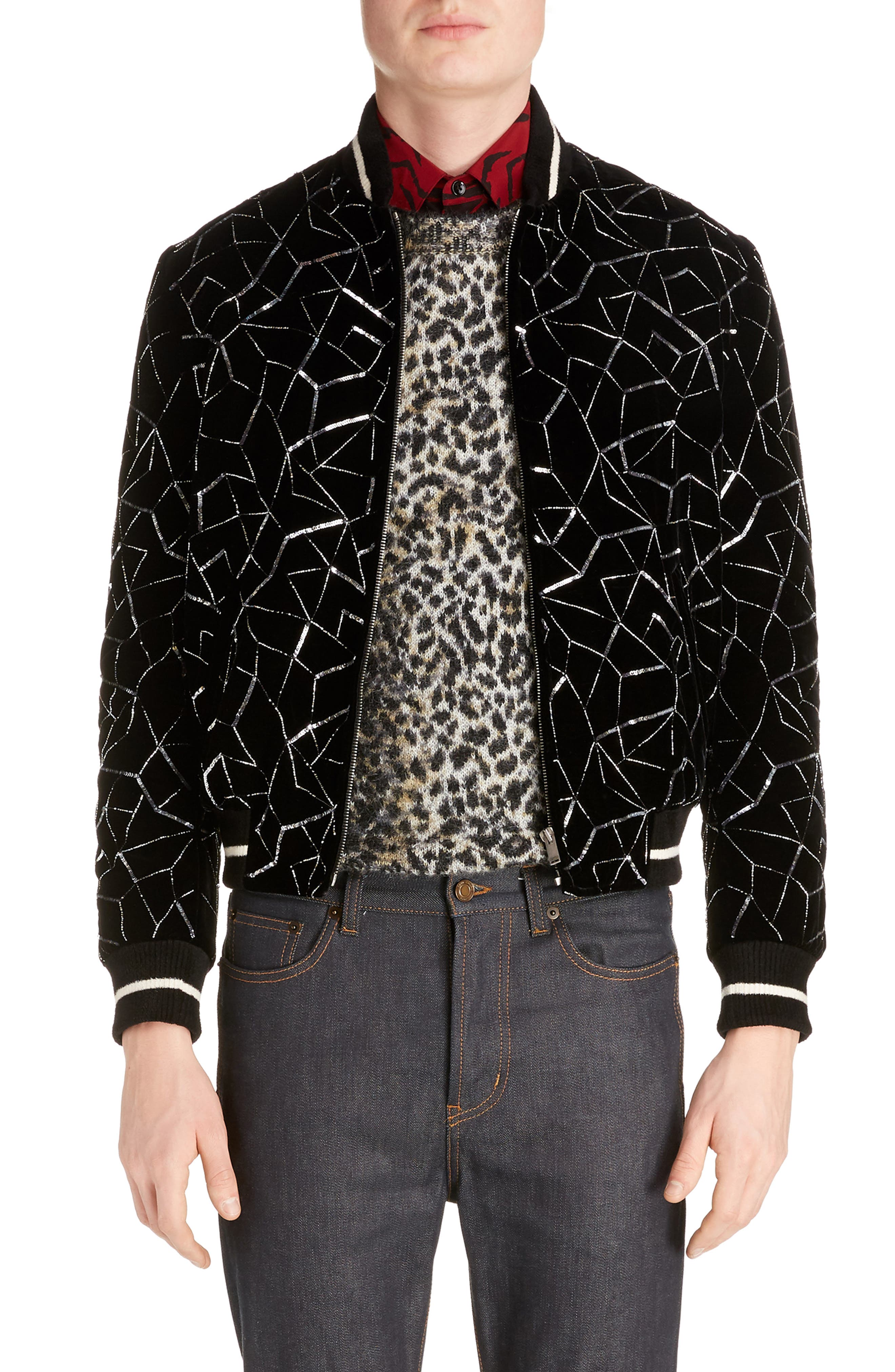 saint laurent bomber jacket mens