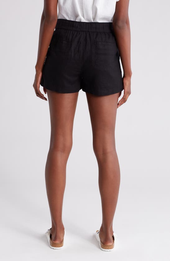 CASLON CASLON® DRAWSTRING LINEN BLEND SHORTS