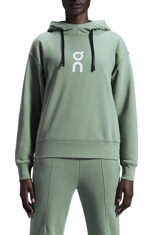 Shop On Club Oversize Organic Cott Blend Hoodie In Fern