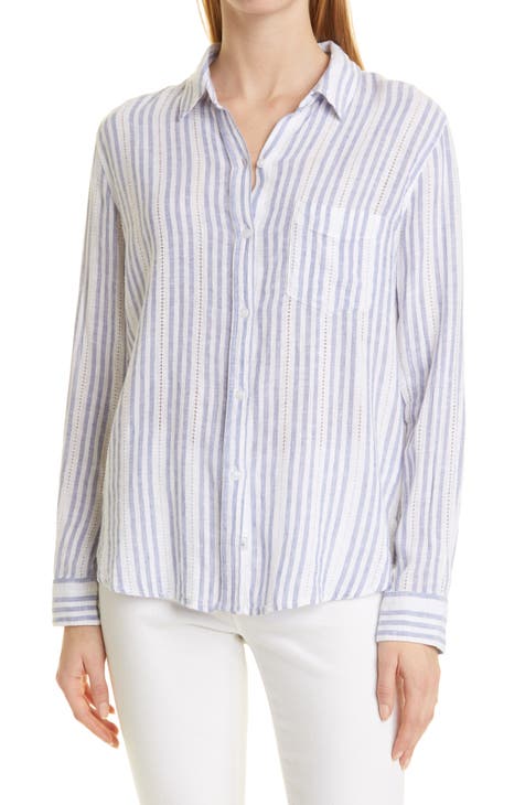 Women's Linen Blend Tops | Nordstrom