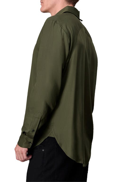 Shop Rag & Bone Cooper Relaxed Fit Button-up Shirt In Forgreen