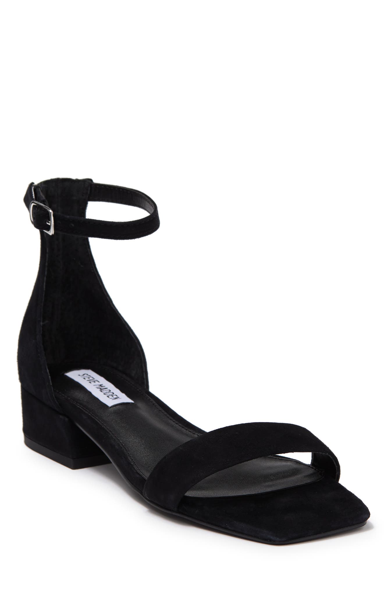 steve madden black strap sandals