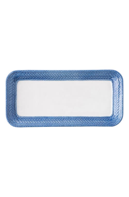 Juliska Le Panier Stoneware Hostess Tray In Blue