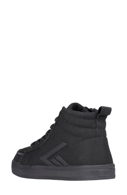 Shop Billy Footwear Kids' Billy Cs High Top Sneaker In Black To The Floor