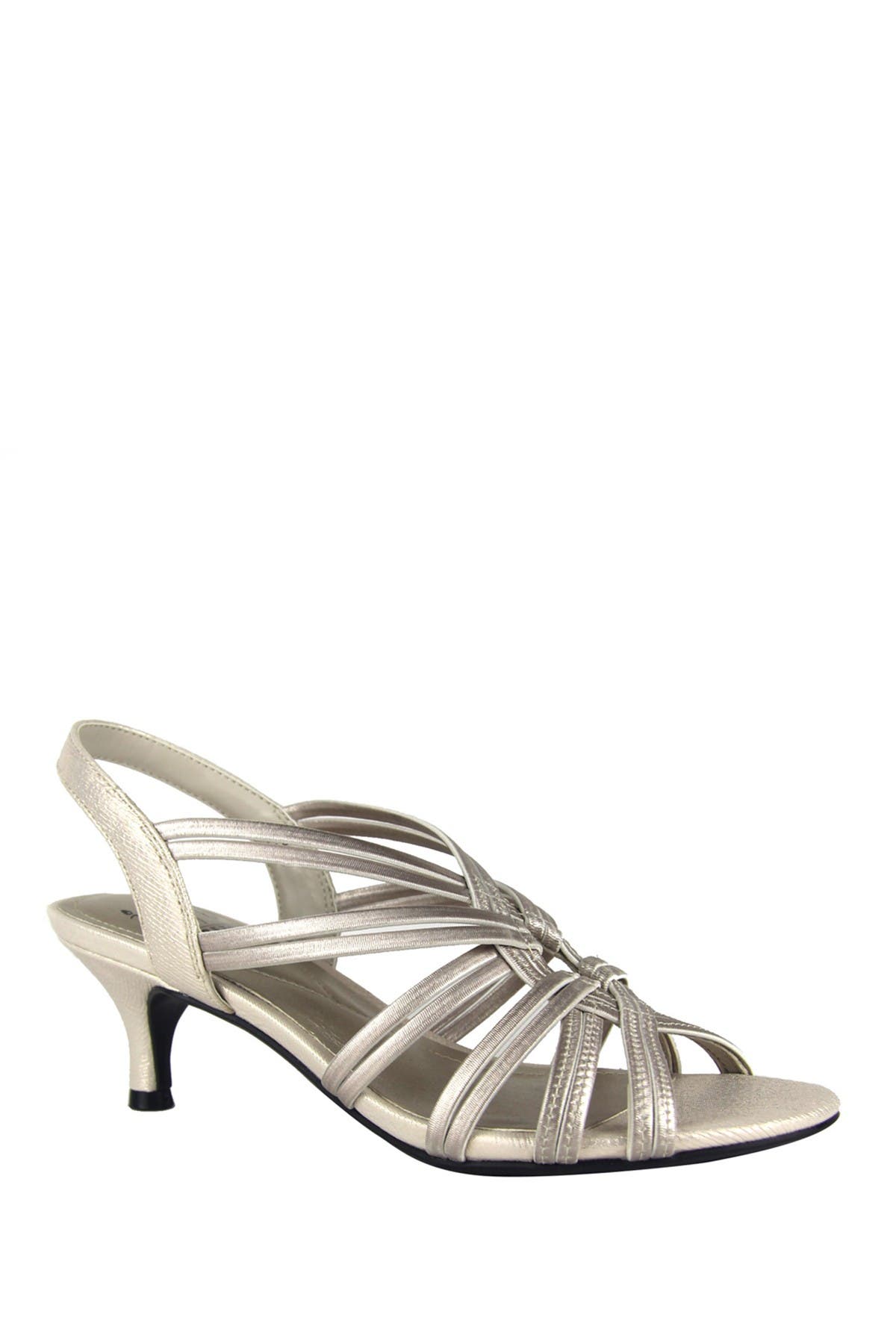 Impo Eileen Kitten Heel Cage Sandal In 