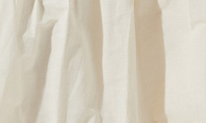 Astr Smocked Flutter Sleeve Midi Dress In Cream