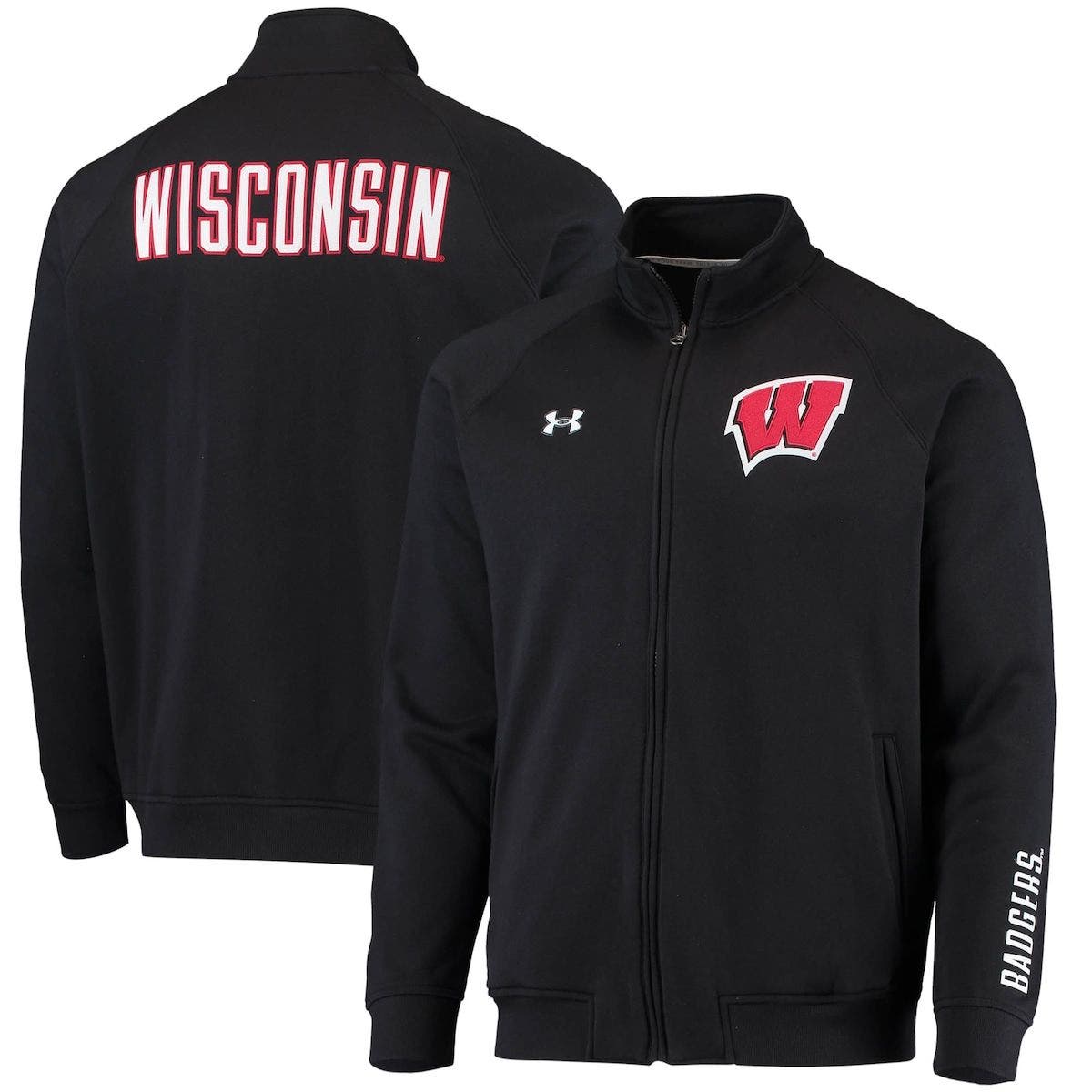 wisconsin badgers under armour jacket