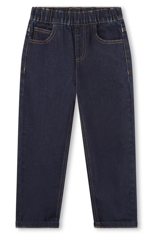 KENZO Kids' Straight Leg Jeans in Raw Denim 