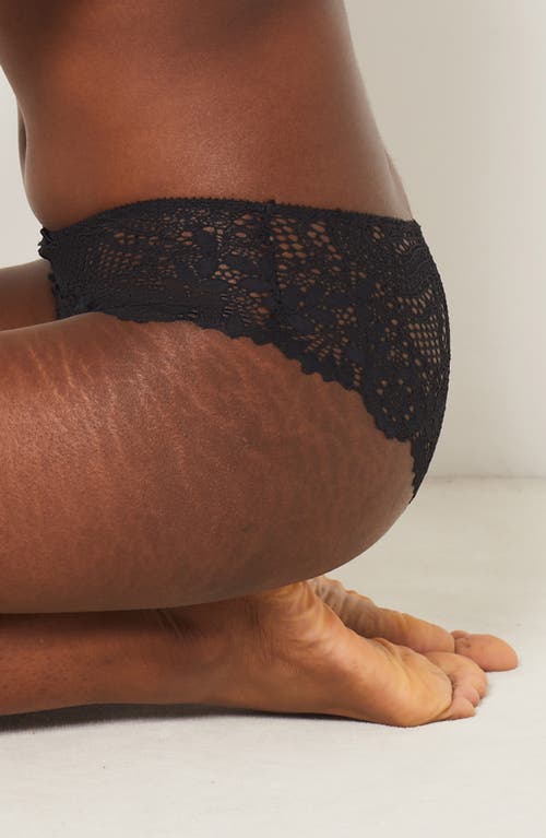 Etam Success Lace Shorty Briefs In Black