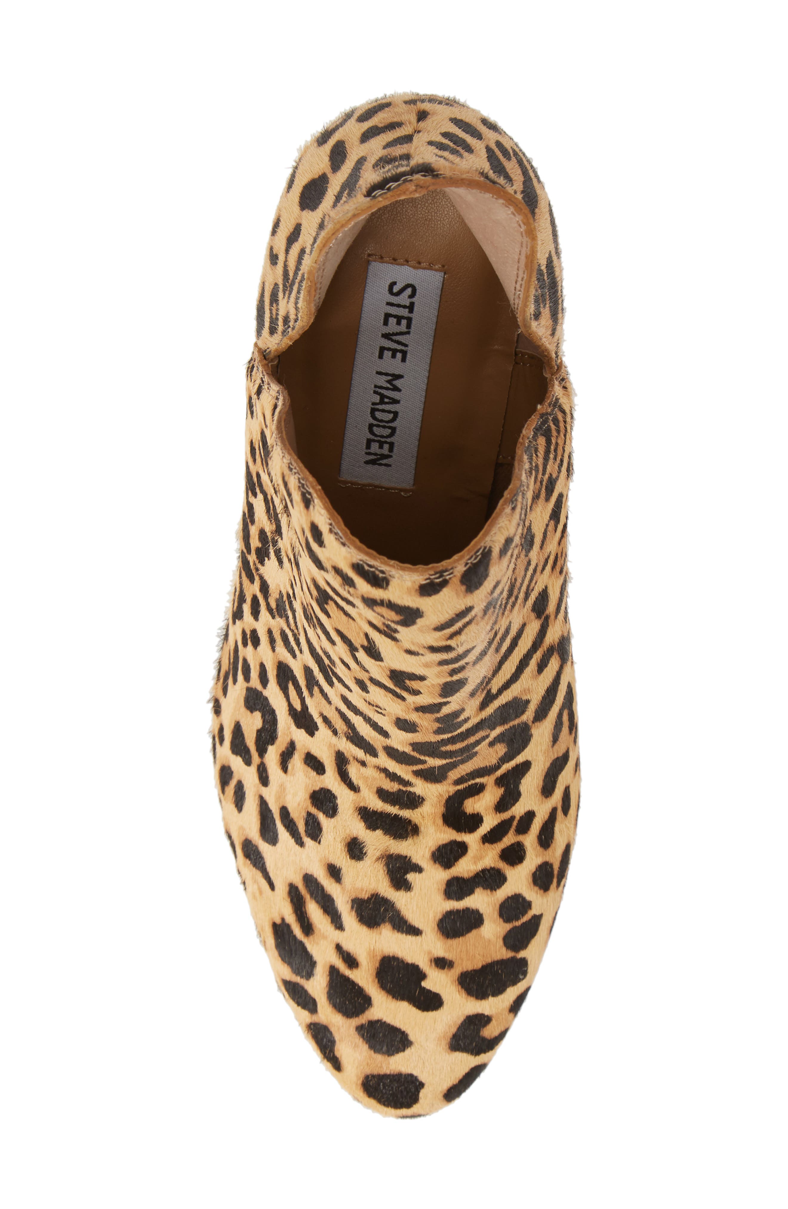 steve madden camryn leopard bootie