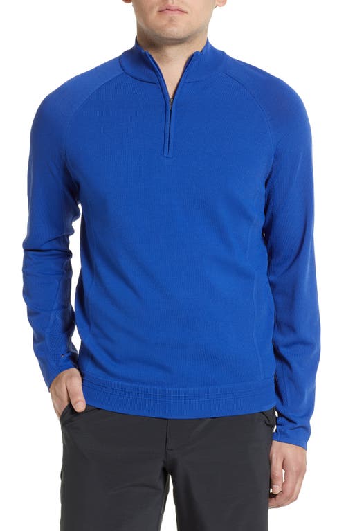 Men's Engineered Half Zip Pullover in Brady Blue