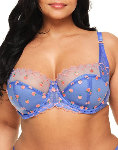 Shop Adore Me Bettie Contour Balconette Bra In Medium Blue