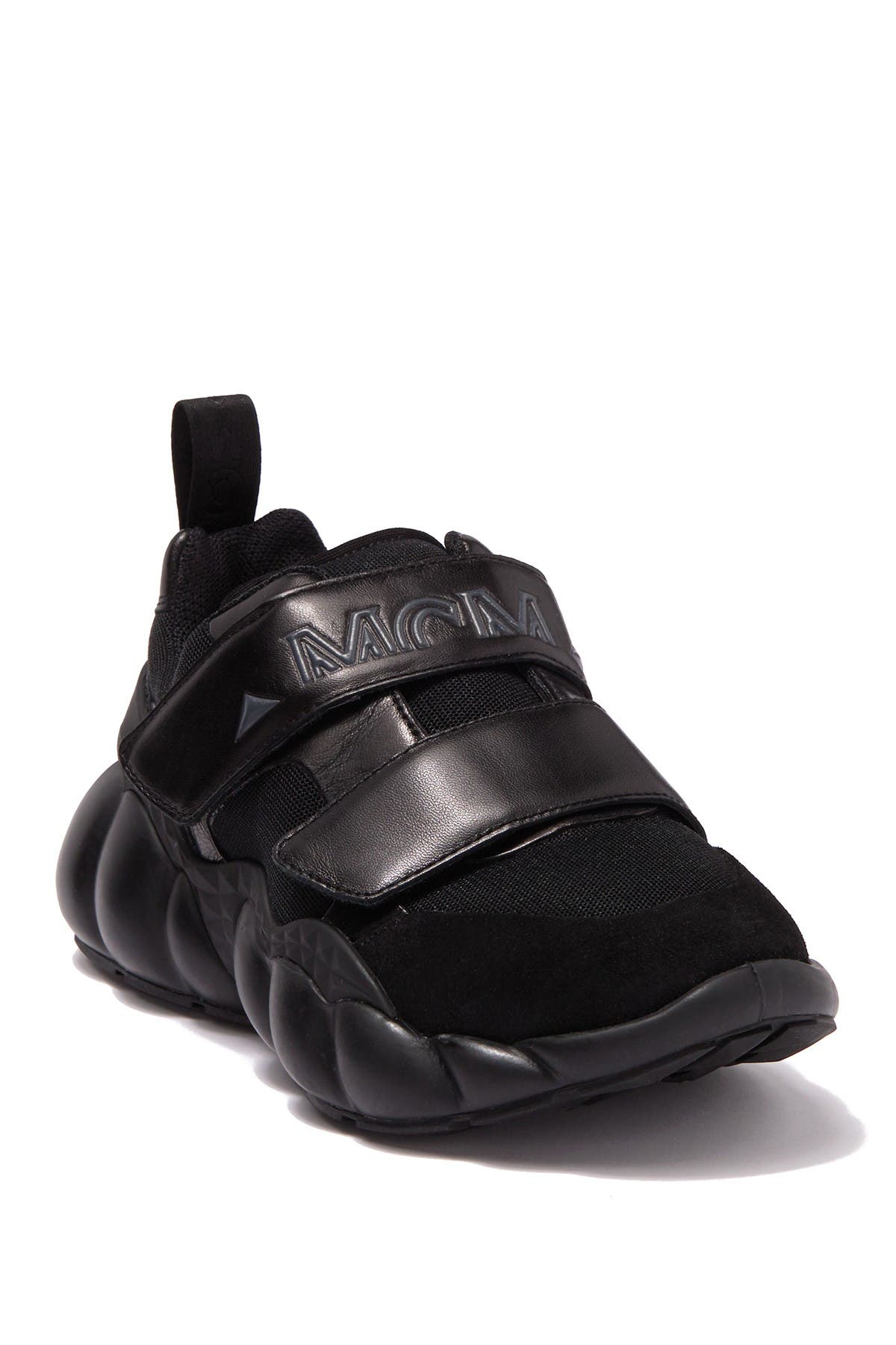 black mcm sneakers