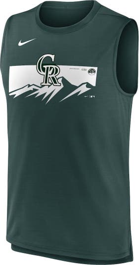 Nike Men's Green Colorado Rockies City Connect Muscle Tank Top