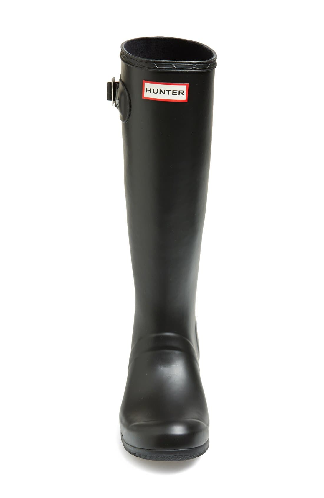 HUNTER,
                            Tour Packable Waterproof Rain Boot,
                            Alternate thumbnail 66, color,
                            002