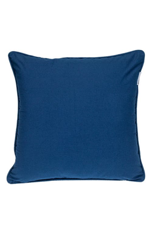 Parkland Collection Ceti Embroidered Throw Pillow In Blue