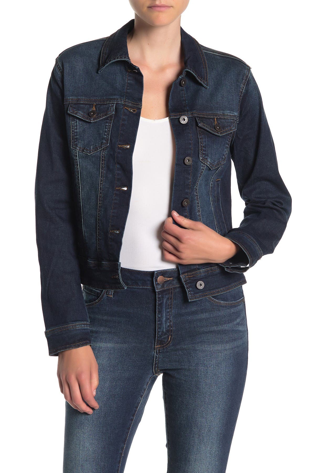 tahari jean jacket