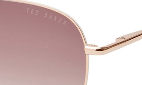 TED BAKER TED BAKER LONDON 59MM FULL RIM AVIATOR SUNGLASSES