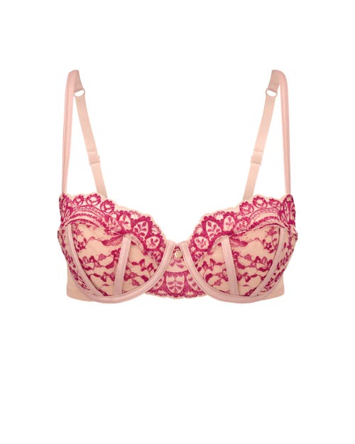 Shop Adore Me Paloma Contour Balconette Bra In Medium Pink