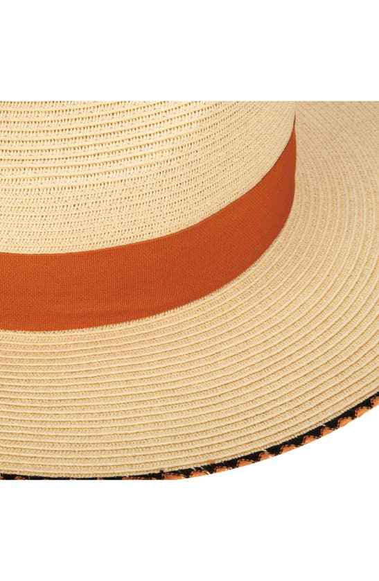 Shop San Diego Hat Desert Oasis Fedora Hat In Rust