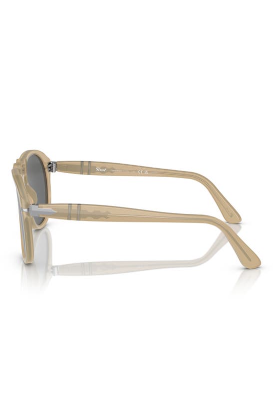 Shop Persol 56mm Pilot Sunglasses In Opal Beige