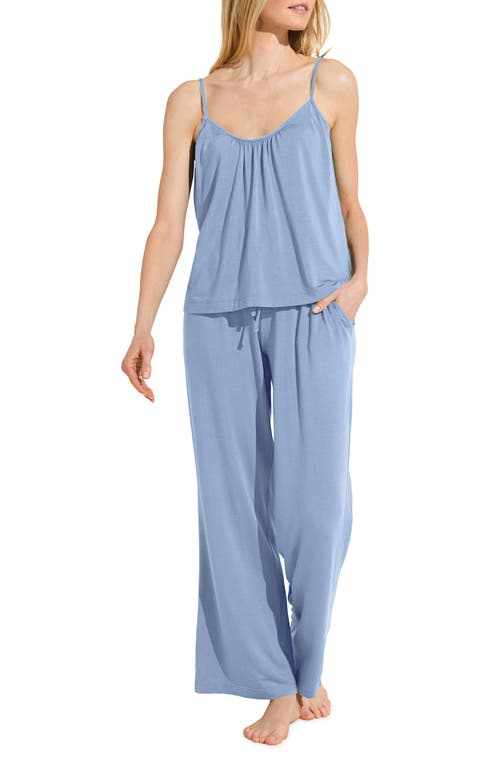 Eberjey Giselle Stretch Modal Pajamas Wedgewood Blue/Ivory at Nordstrom,