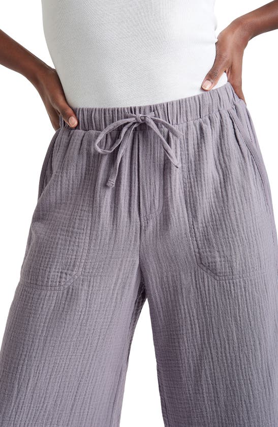Splendid Kit Cotton Palazzo Pants In Oyster