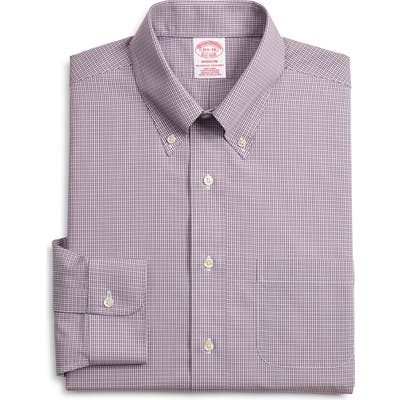 Brooks Brothers Madison Classic Fit Plaid Dress Shirt (3 For $207)