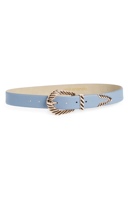 Modern Rodeo Belt in Dusty Blue