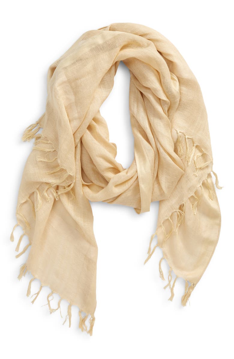 Linen Blend Scarf Nordstrom Linen Blend Scarf Nordstrom