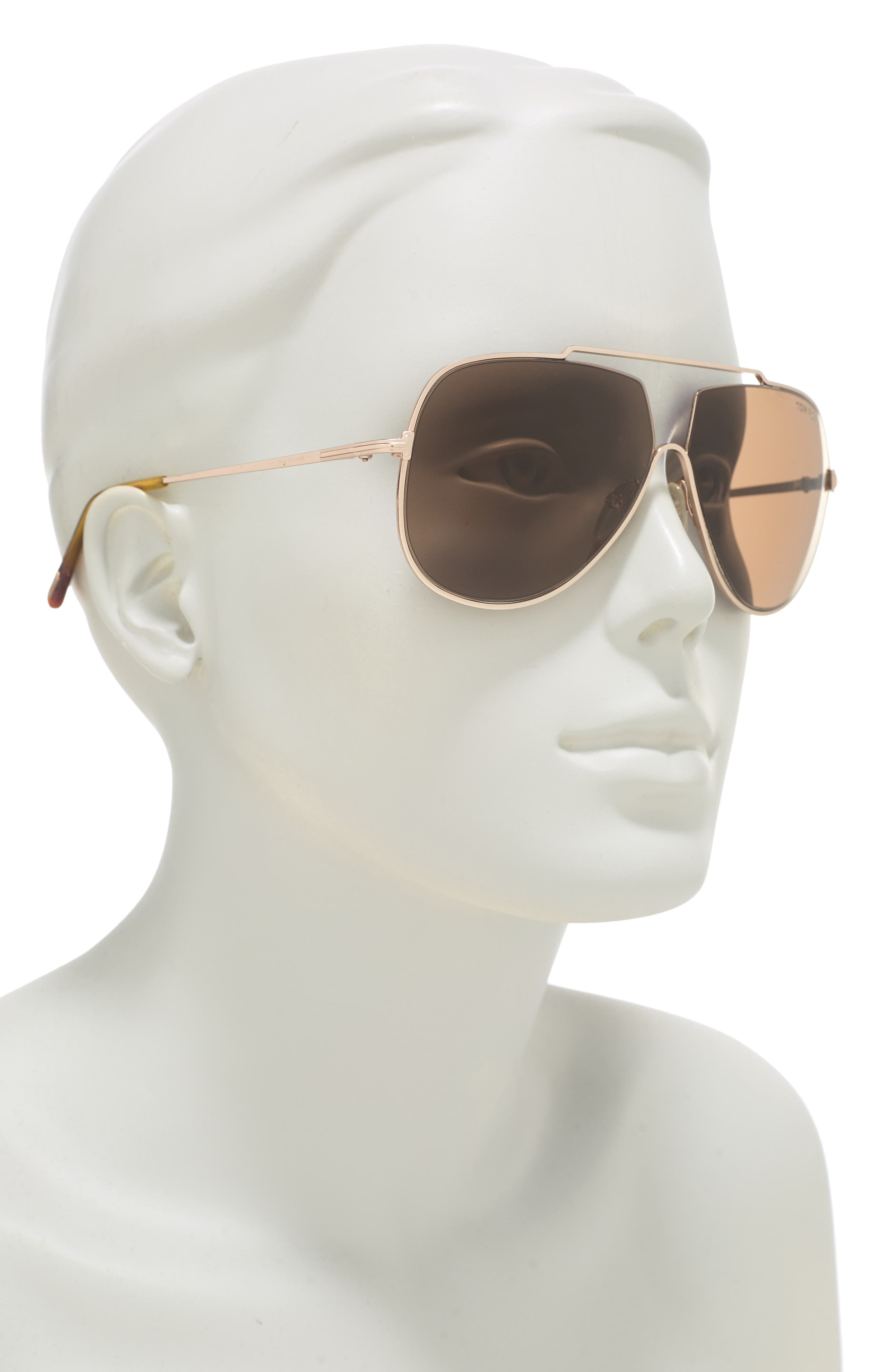 tom ford 61mm aviator sunglasses