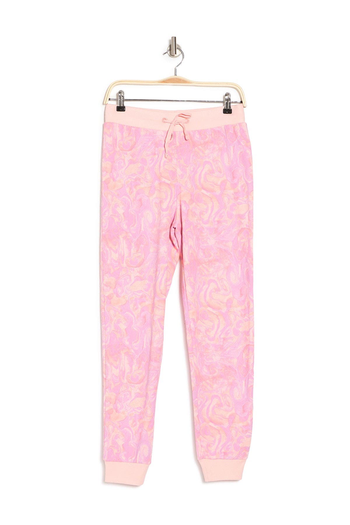 Abound Fleece Drawstring Jogger Pants In Pink- Purple Spacey