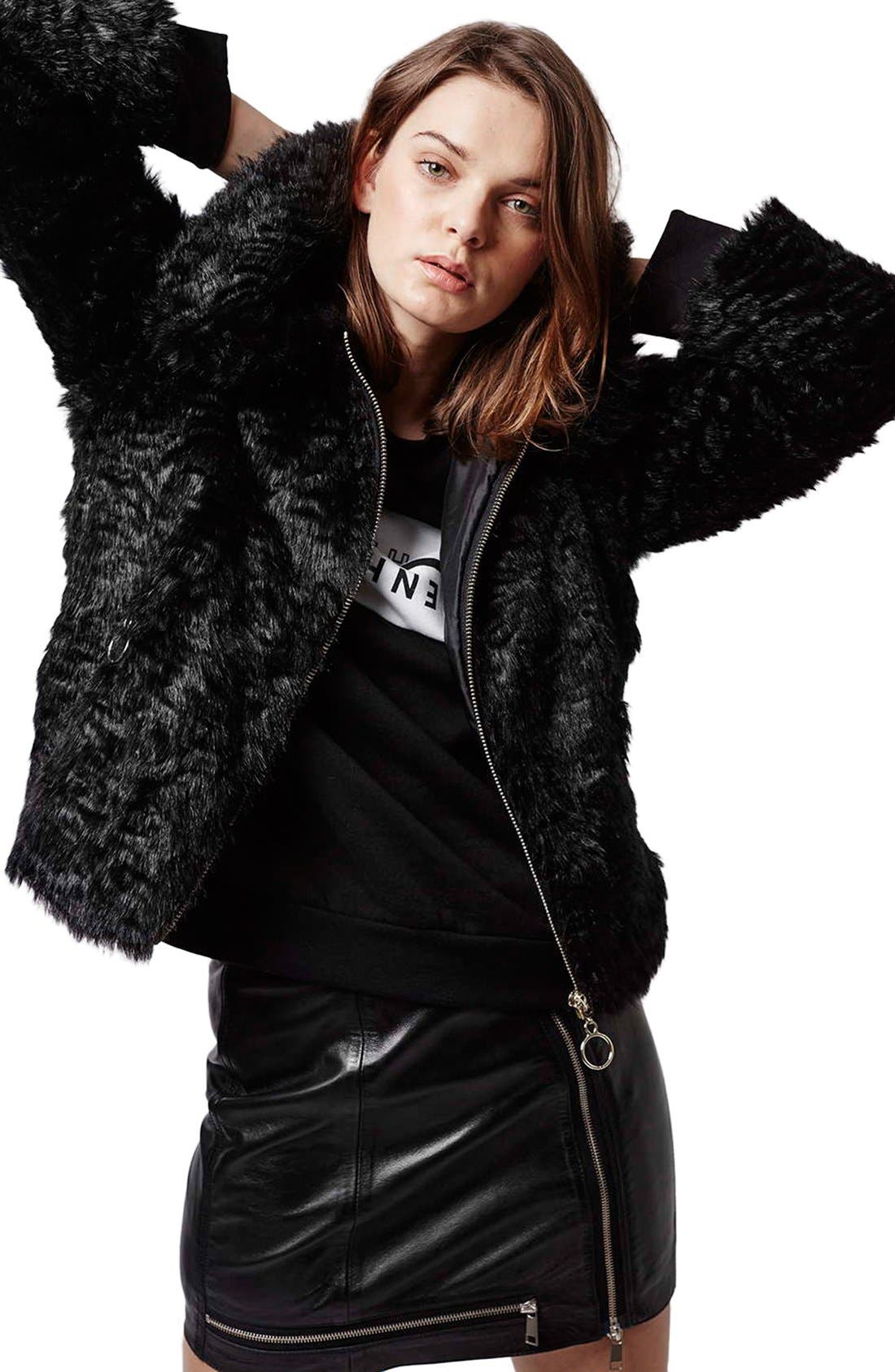 Faux Fur Bomber Jacket Nordstrom