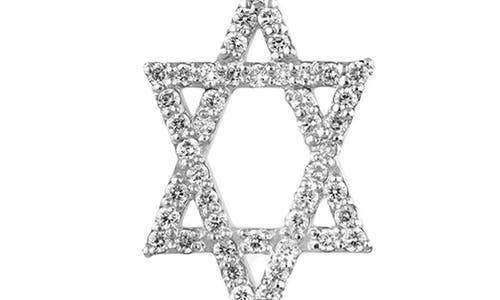 LANA LANA DIAMOND STAR OF DAVID PENDANT NECKLACE 