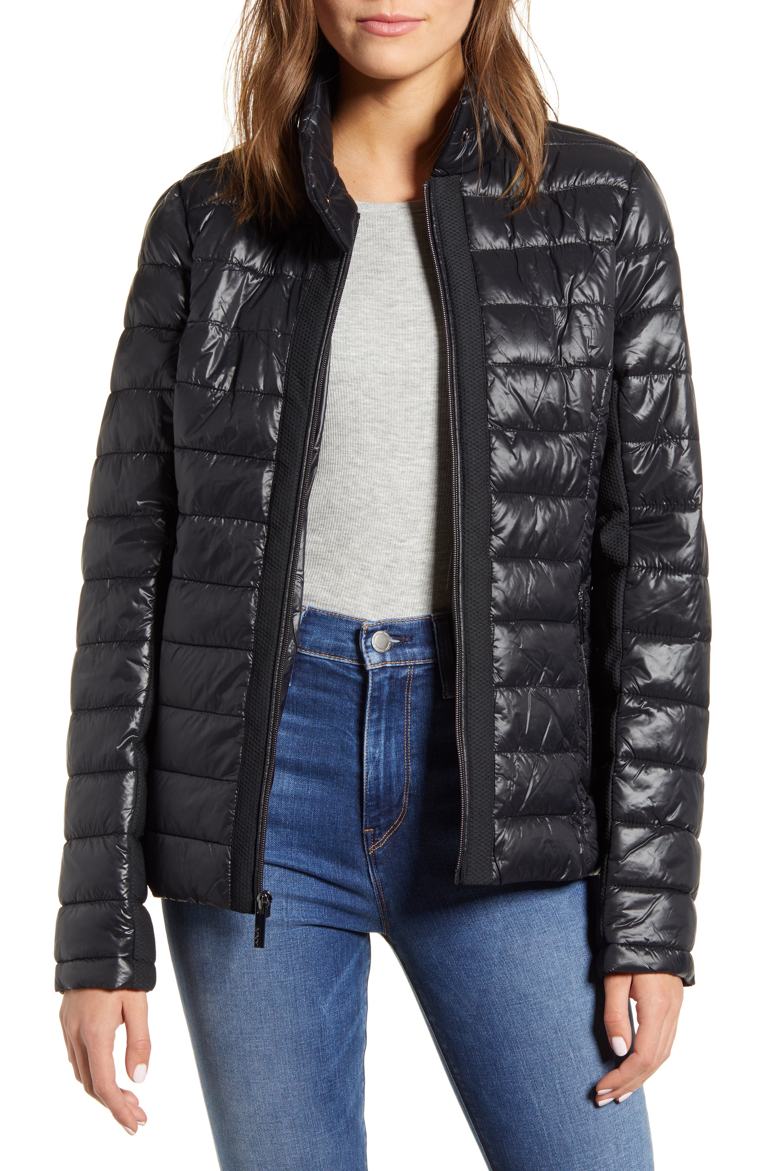 Andrew Marc | Packable Mesh Puffer Jacket | Nordstrom Rack