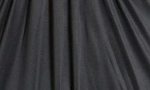 Natori Enchant Deep V-neck Satin Nightgown In Black W/ivory Lace