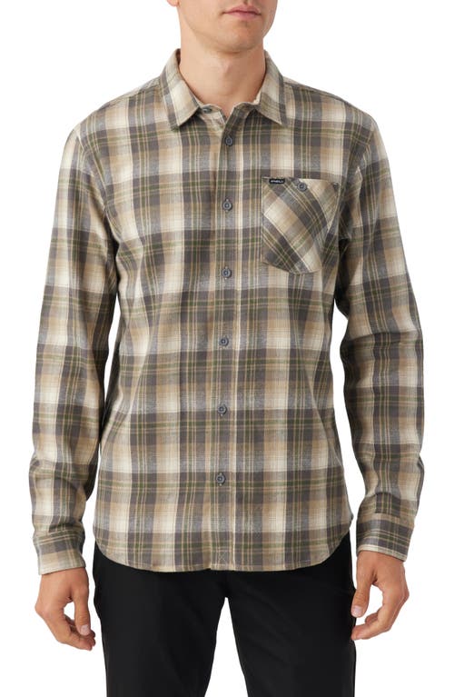 O'Neill Redmond Plaid Stretch Flannel Button-Up Shirt at