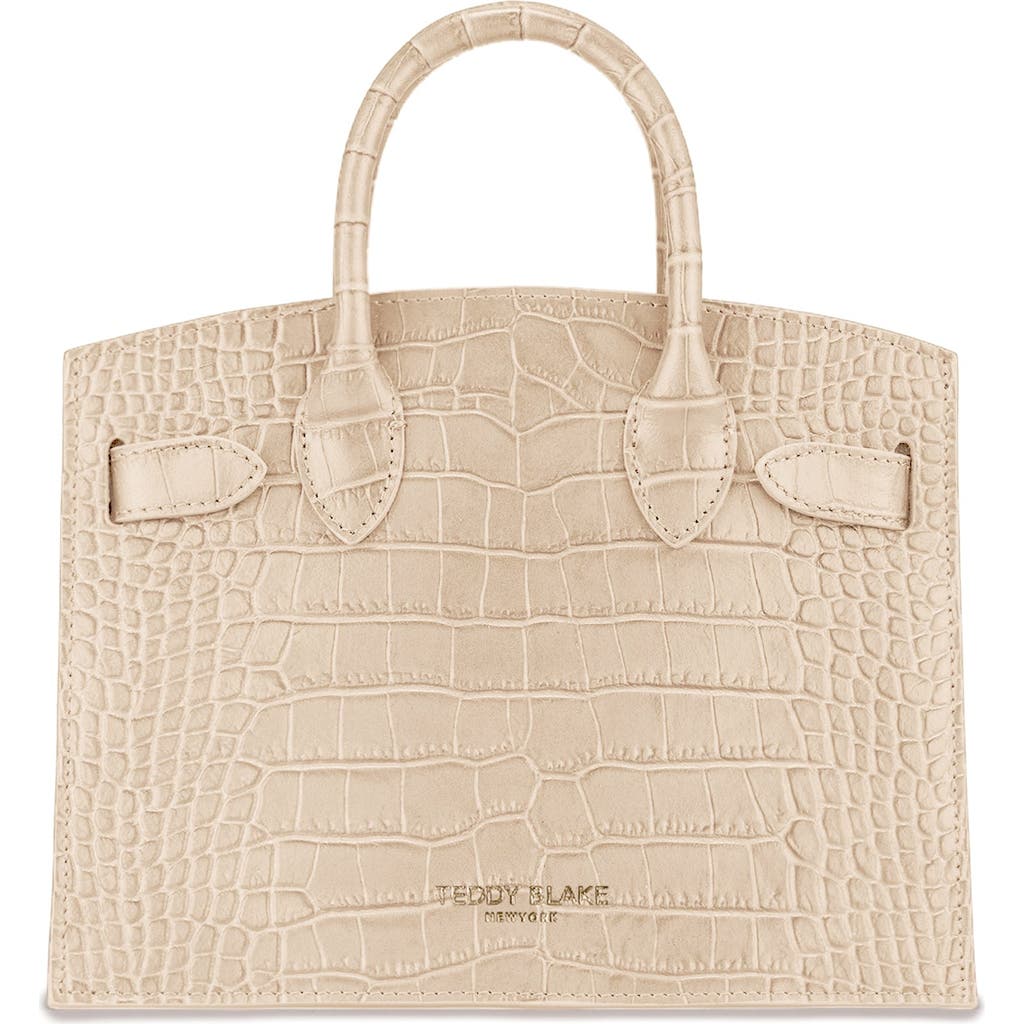 Teddy Blake Bella Croco 12" In Cream