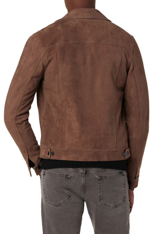 Joe's Cash Suede Trucker Jacket In Oakwood