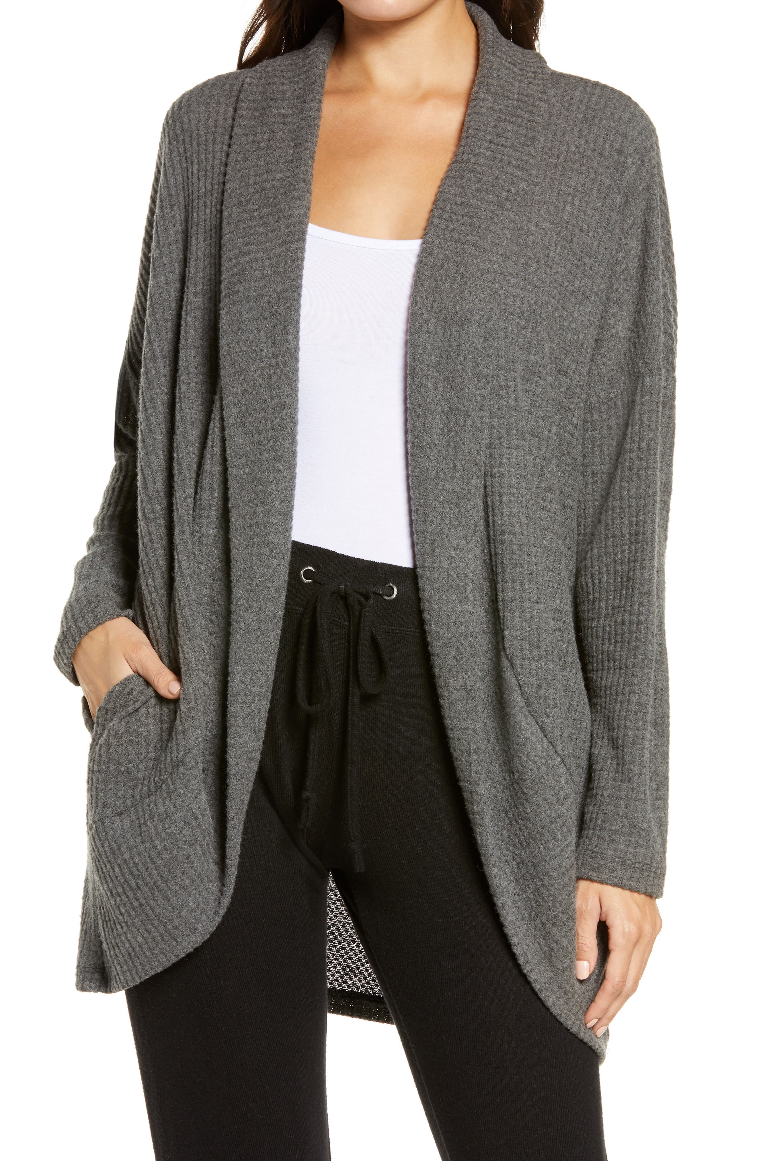 grey cardigan sweater womens