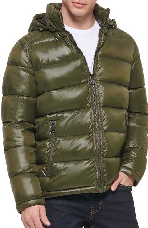 Hooded Warm Jacket Men Jacket With Zipper Outdoor Coat Pocket Winter Thick Men's  Coats & Jackets Designer Men (Khaki, M) at  Men's Clothing store