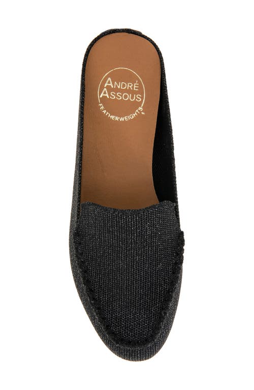 Andre Assous Women's Nolah Slide Flats In Black/pewter
