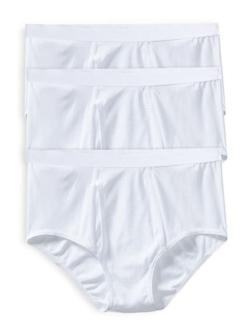 Harbor Bay by DXL 3-pk Briefs White at Nordstrom, Big