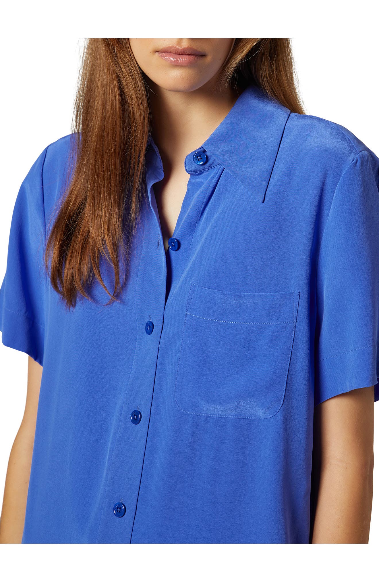 Equipment Quinne Short Sleeve Silk 