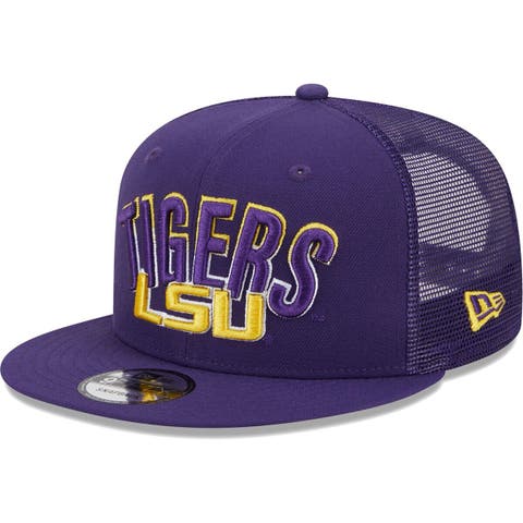 Men's New Era Purple LSU Tigers Grade Trucker 9FIFTY Snapback Hat
