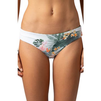 Rip Curl Morning Sky Reversible Hipster Swim Bottoms, Green